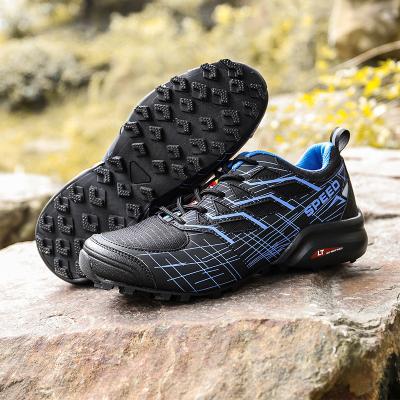 China Mesh/pu trekking shoes 2022 new high quality men's outdoor hiking boots hiking trekking shoes for mountain camping for sale