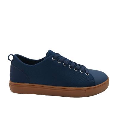 China Anti Slip Fashion Canvas PU Sneakers Flat With Classic Chunky Cement Sole Construction Spring Autumn Lace Up Cavas Shoe Casual Shoes for sale