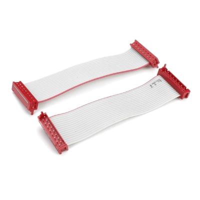 China Micro Match Connector Flat Electrical Wire IDC UL2651 Red Flat Ribbon Cable for sale