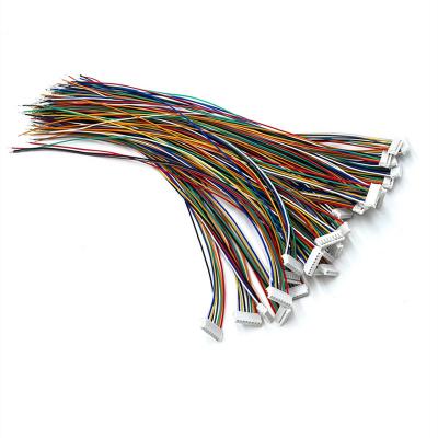 China JST SH ZH PH XH Connector 2 4 8 10 Pin Stripped Tinned 1571 26AWG Wire Harness for sale