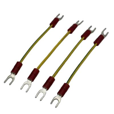 China Terminal Wire Harness Assembly 18 - 26Awg JST Connector To 4.8mm 6.3mm Y Terminal for sale