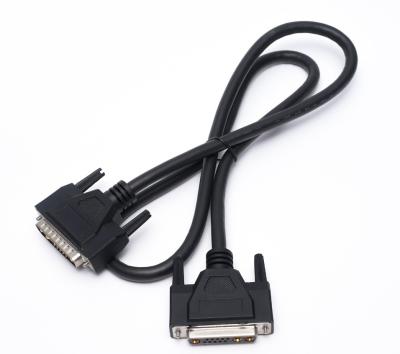 China Custom D Sub Cable 13W3 Power Connector Shielded DB9 DB15 Male To Female Cable for sale