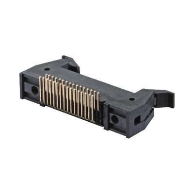 China 1.27mm Pitch Right Angle Wire To Board Connector 6 - 100 Pin Latch Header Connector for sale