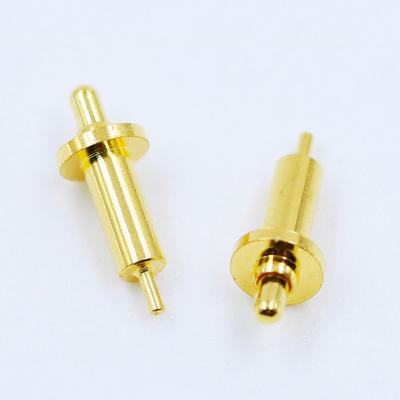 China Customized 120g±20% Spring Force DC12V Brass Pogo Pin For Through Hole Connection for sale