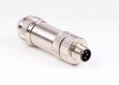 China M8 IP67 Circular Connector Male Shield Plug 3 4 5 6 8 Pin Assembly Type Connector for sale