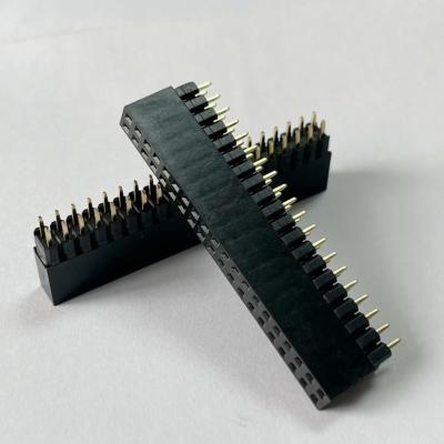 China 2.54mm Pitch Dual Row H8.5mm Board To Board Connector Female Pin Header Connector for sale