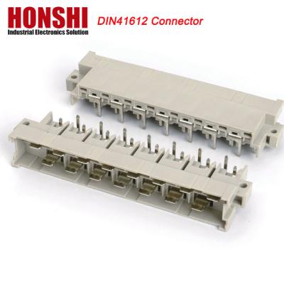 China DIN 41612 Conector 5.08mm Pitch masculino de alta corriente Tipo 15P Euro conector DIN41612 en venta