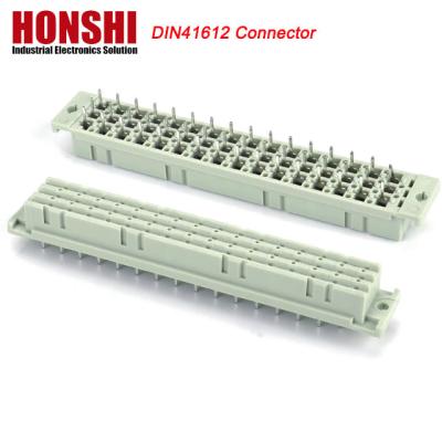 China Female Eurocard Connector 3*16pin 3row DIN41612 Connector with 48 Pin 41612 Connector for sale