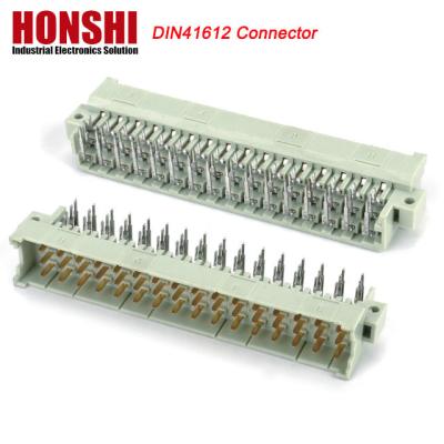 中国 PCB 右角 男性 48P 3 行 DIN41612 コネクタ, 90 度 R/A PCB 男性 3 * 16P 48Pin 販売のため