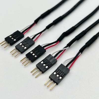 China Custom 2.54mm Dupont Line Male Female Jumper Wire Harness Dupont Cable 15cm Black for sale