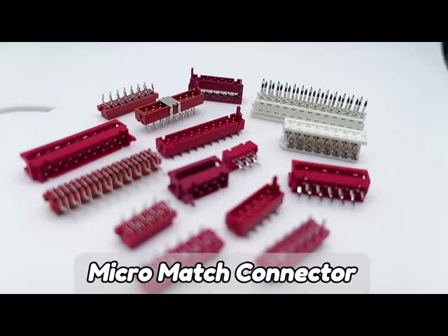 Micro Match Connector IDC Type For Flat Cable 4 6 8 10 20 24Pin IDC Connector