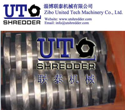 China produce and supply high quality blade & knives in double shaft shredder / two rotor crusher / twin shaft shredder for sale