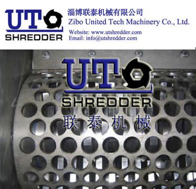 China blade, knives, screen supply in the single shaft shredder for sale