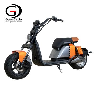 China Gaea City Cocos Unisex Scooters Long Seat Lithium Battery Citycoco 2000w 2 Wheel Electric Scooter for sale