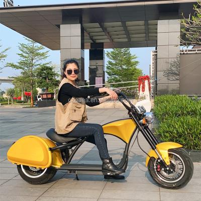 China E-Chopper Holland Warehouse Fast Electric Scooter EEC Coc Citycoco M1 1500w Unisex Tire Wholesale for sale