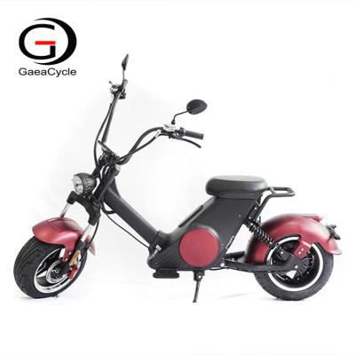 China Unisex Electric E-scooter Chopper Moped Citycoco M6 2000W 60km Chain 45km/h Scooterwith EEC Certification for sale