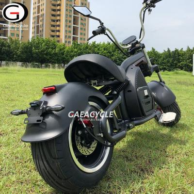 China 12inch alloy wheel EU warehouse electric motorcycle 2000W 30Ah COC wide wheel electric golf scooter citycoco for sale