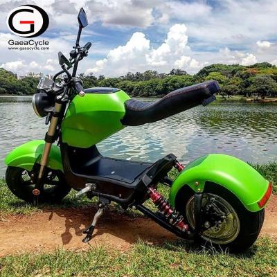 China Gaea electric scooter motorcycle 2019 EU warehouse best selling new citycoco unisex cheap tire fat for adult for sale