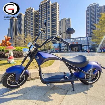 China Gaea unisex 2021 12 inch fat tire 2000W electric scooters Cocos best selling city chopper door to door from EU/USA warehouse for sale