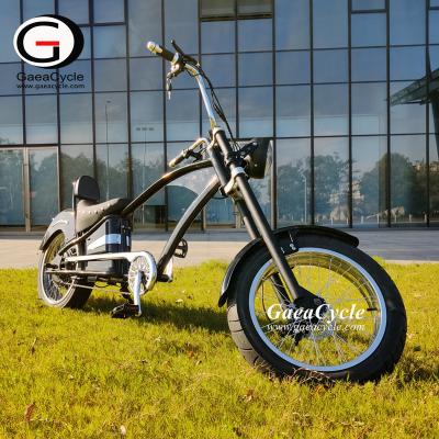 China Gaea Steel Electric Bikes For Adults Two Wheels Electric Bicycle Fat Tire E Bike Chopper for sale