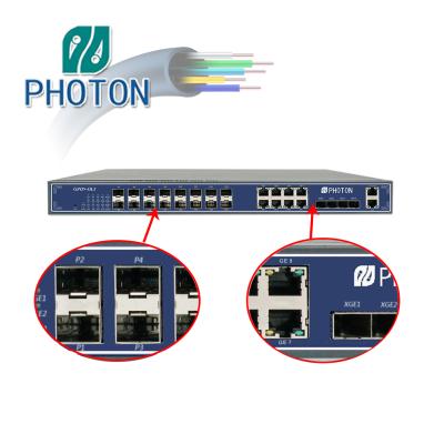 China FTTH Ports FTTH VLAN OLT GPON 10GE 16 PON GPON OLT with PTF3716 for sale