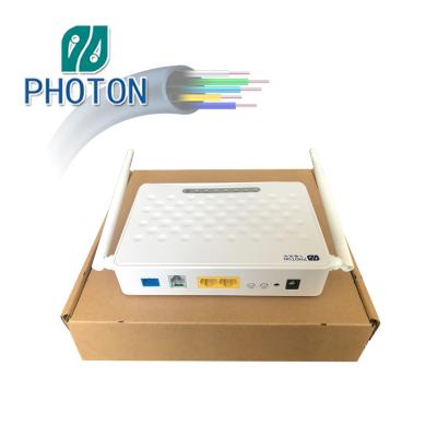 China Fiber Optic Equipment 1GE+1FE+ POTS +WIFI GPON ONU Modem PTF2562W for sale