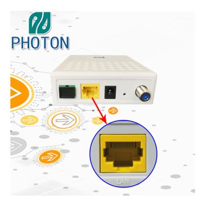 China FTTH Ftth fiber optic 1GE rf catv epon ONU modem price for sale