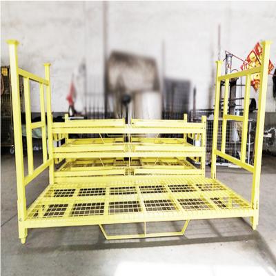 China Corrosion Protection Warehouse Tire Storage Display Powder Coated Stackable Rack Hot Dip Galvanized for sale