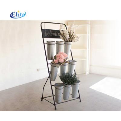 China Deploying Merchandise Metal Florist Supermarket Storage Display Stand Rack for sale