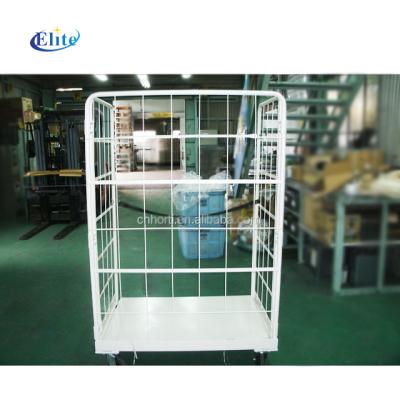 China Collapsible Roll Tainer / Roll Container / Roll Cage For Warehouse for sale