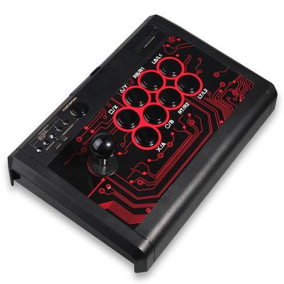 China Supports Andiord USB Game System Wired Fighter For PS4/PS3/Xbox ONE Xbox 360 /PC/Android Arcade Game 6 in 1 Joystick Arcade Game Controller for sale