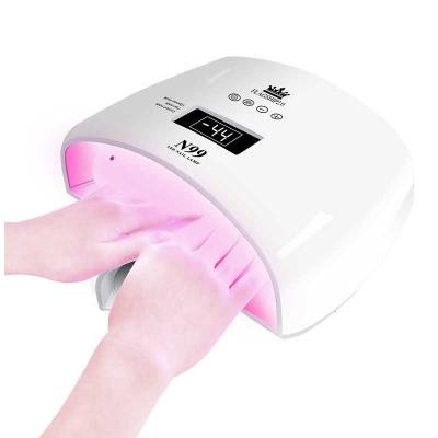 China ABS UV LED Nail lamp Nail Dryer 120W Fast gel polishing machine Professional curing lamp for sale