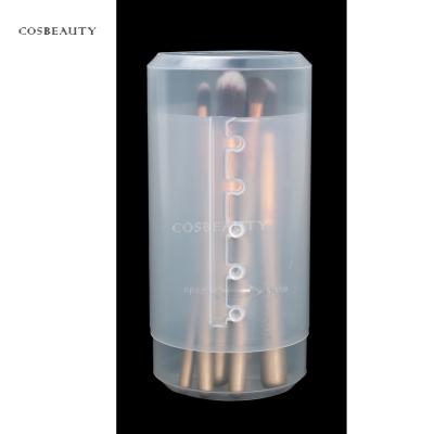 China Fashion FA&MA Factory Wholesale New Plastic Cylinder Portable Makeup Brush Holder Beauty Storage Box for sale