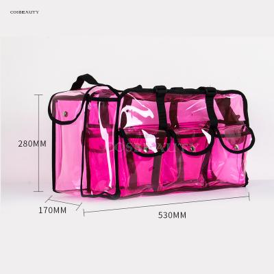 China Lightweight And Large Capacity Koncai Top Selling Makeup Bag PVC Cosmetic Bag In Many Colors Available Portable Cosmetic Bag for sale