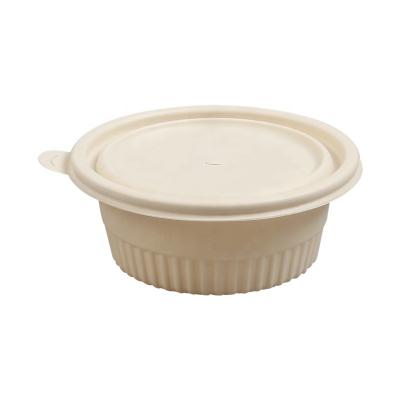 China Traditional Custom Eco - Friendly Take Away Biodegradable Disposable Lunch Food Box for sale