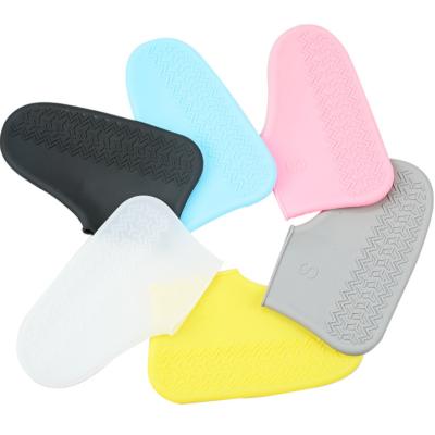 China Fashion trend goods using waterproof reusable rain boot non slip silicone rubber wholesale covers for sale