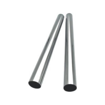 China Structure Pipe Metal Tubes 0.6mm 0.8mm 1.0mm 1.2mm Thickness 16mm 19mm 22mm 25mm 32mm Diameter Chrome Steel Iron Round Silver Pipe for sale