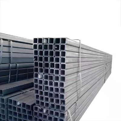 China High Quality Corrugated Iron Pipe Structure Pipe Rectangular Square Tube Galvanized Steel Structure Pipe Manufacturer Customized ASTM for sale