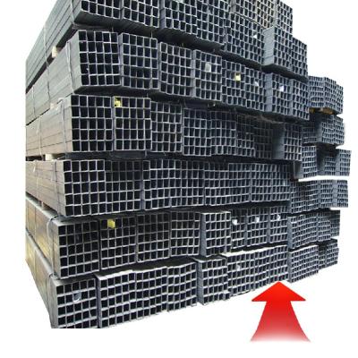 China Tianjin Tube 2x4 Tubular Rectangular Steel Square Iron Structure Black Iron q195 Bi Pipe Black Bi Pipe for sale