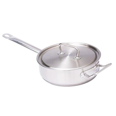 China Viable Made In China Top Quality Jy-2407dgb Stainless Steel Lid Stick Frying Pan No for sale