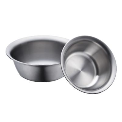 China Various Jy-1865slw widely used sustainable sale factory stainless steel salad bowl without lid for sale