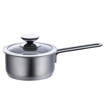 China Non Sustainable Hot Sale 16cm Stainless Steel Pan 304 Coating Cookware With Stainless Steel Pan for sale