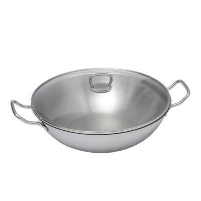 China Quality Guaranteed Viable Price Jy-3209st Suitable Pan 0.9mm Chinese Wok for sale