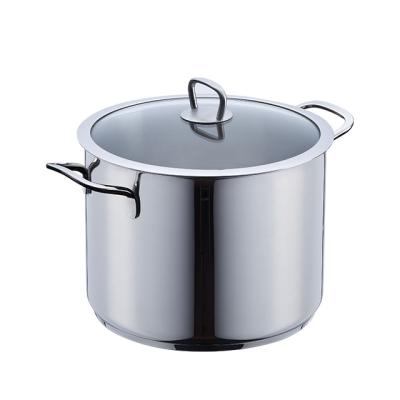 China New Type Sustainable Price Jy-2418txf Aluminum Macaroni Soup Pot Three Layers for sale