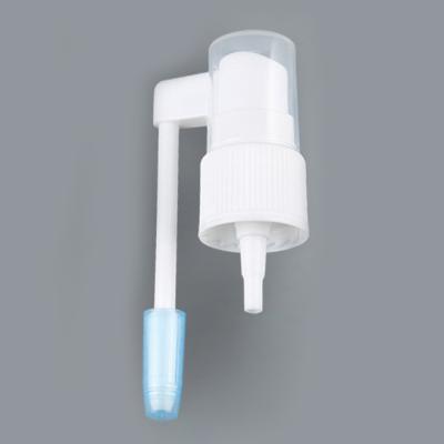 China Non Spill Good Quality Angina Medical Spray Plastic White Deep Throat Spray for sale