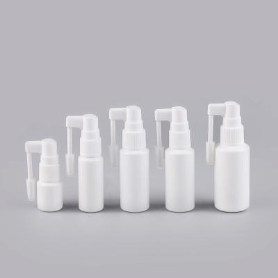 China Medical Multiple Sizes Spare Throat Spray With Bottle In White 10ml Throat Spray Bottle for sale