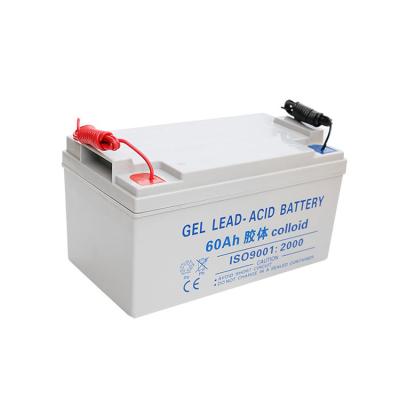 China High Quality Electric Power Systems Cheap Price 12v 60ah Acid Lead Gel Solar System Battery for sale