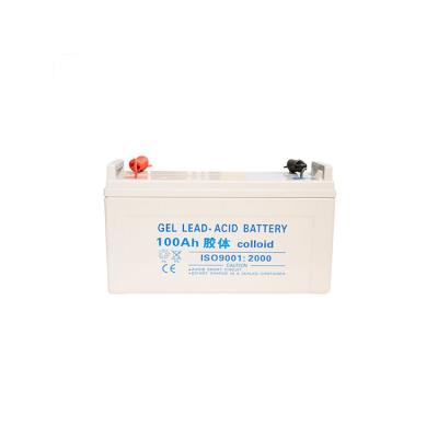 China Hot Selling Electric Power Systems Solar 100ah Storage Acid Lead Gel Solar System Battery for sale