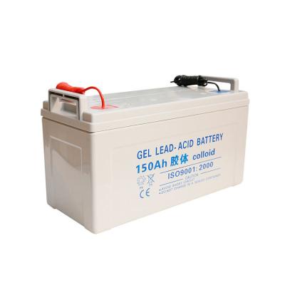 China Professional Electric Power Systems Manufacturer Deep Cycle 12v 150ah Gel Solar System Battery for sale