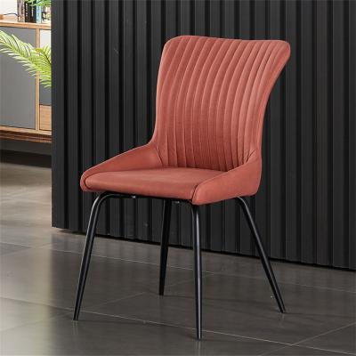 China Modern Design Factory Sales Cheap Dining Room Furniture Modern Stackable PU Leather Dining Chair Design for sale